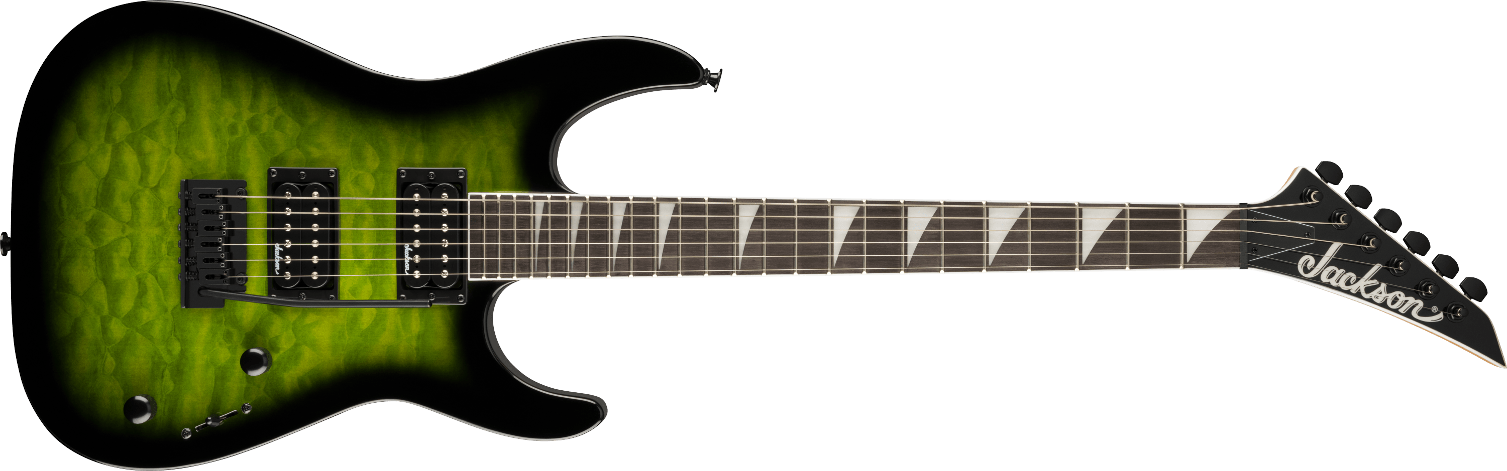 jackson-js-dinky-js20-dkq-2pt-guitare-transparent-blue-peuplier image 4