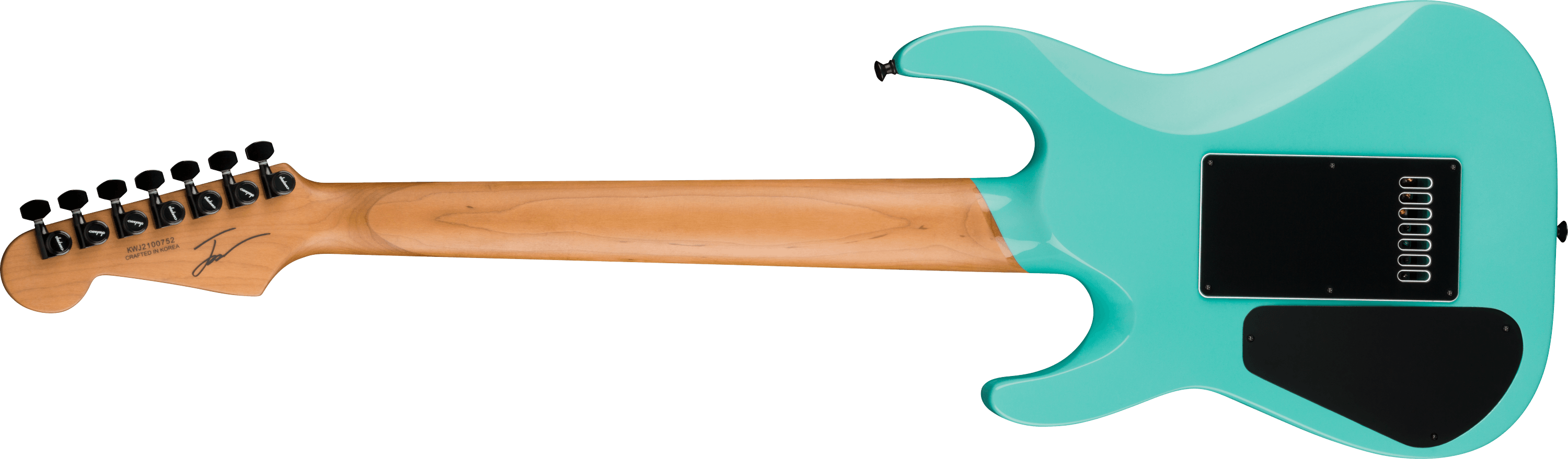 jackson-soloist-sl7-et-guitare-7-cordes-aquamarine-evertune image 2