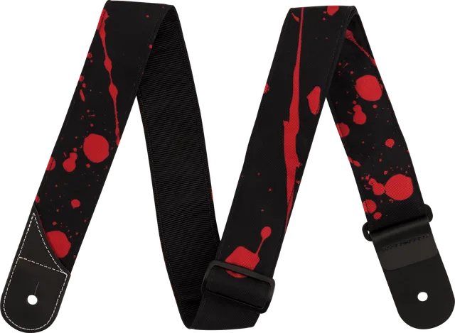 jackson-splatter-strap-sangle-guitare-50-mm-black image 1