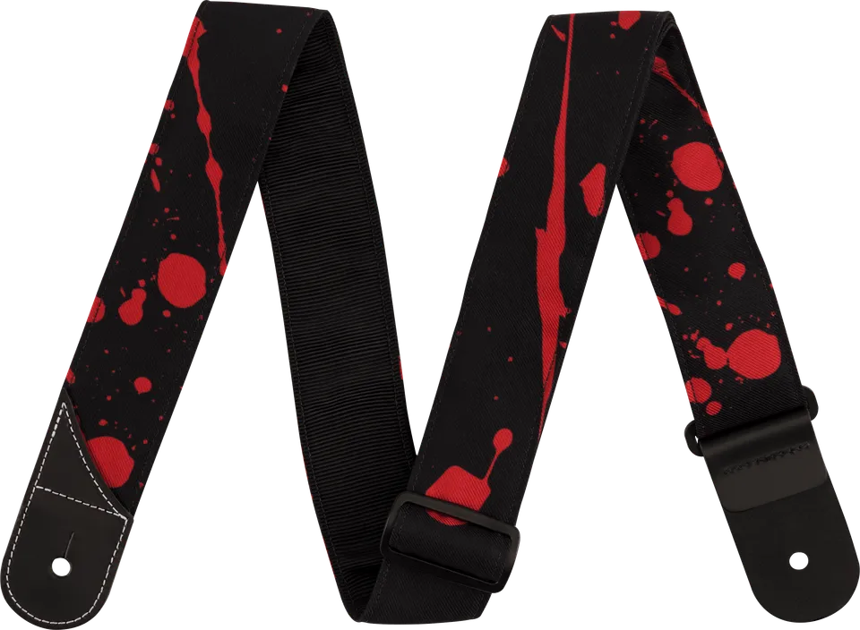jackson-splatter-strap-sangle-guitare-50-mm-black image 1