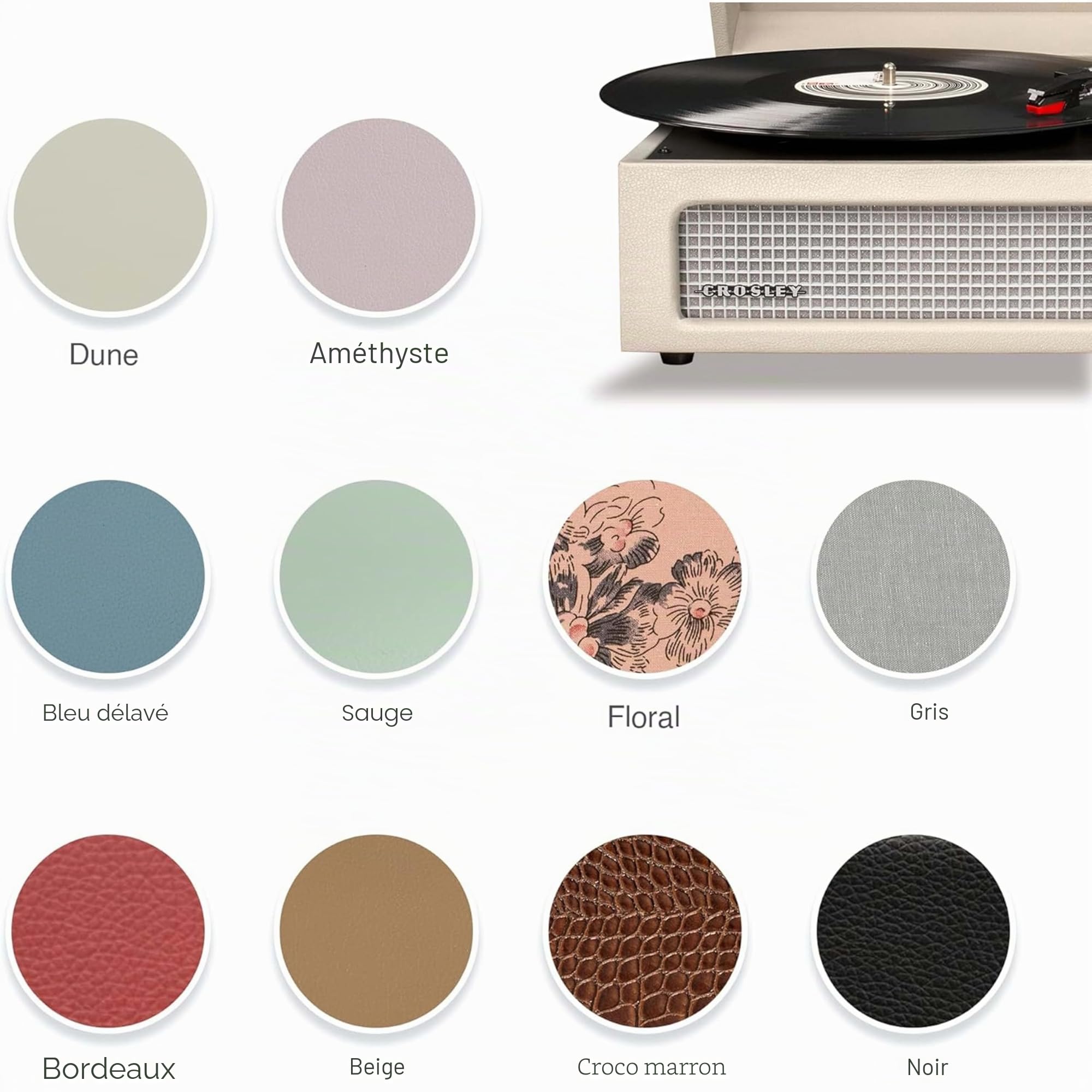 crosley-voyager-platine-vinyle-valise-bluetooth-noire image 8