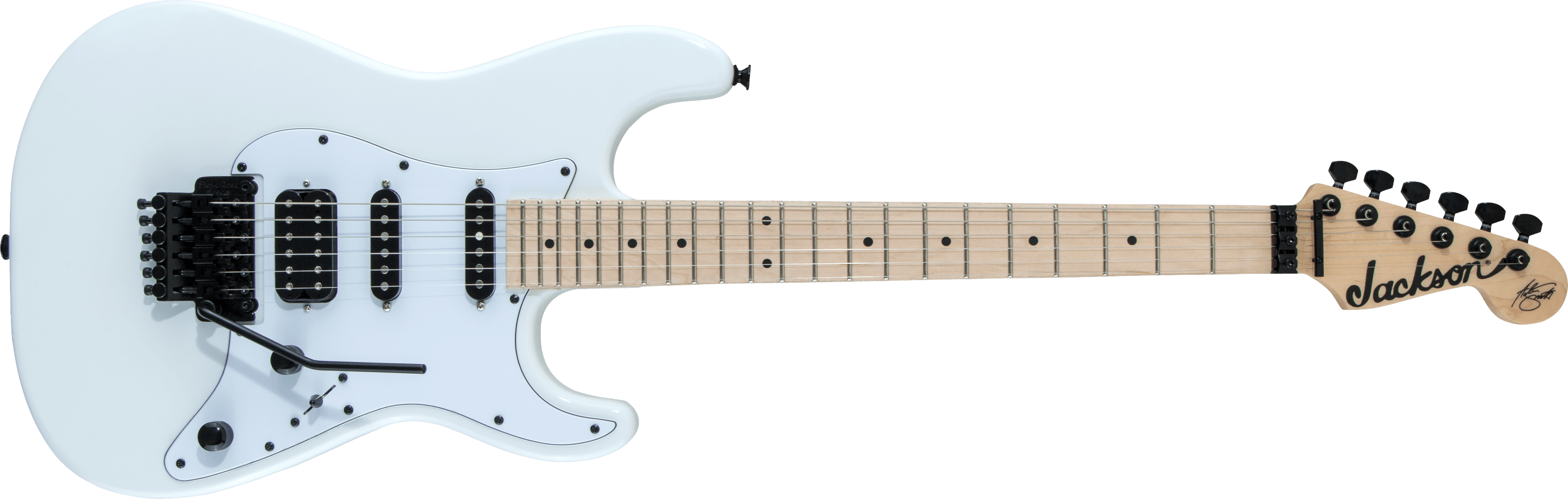 jackson-x-series-adrian-smith-sdxm-guitare-snow-white-hss image 1