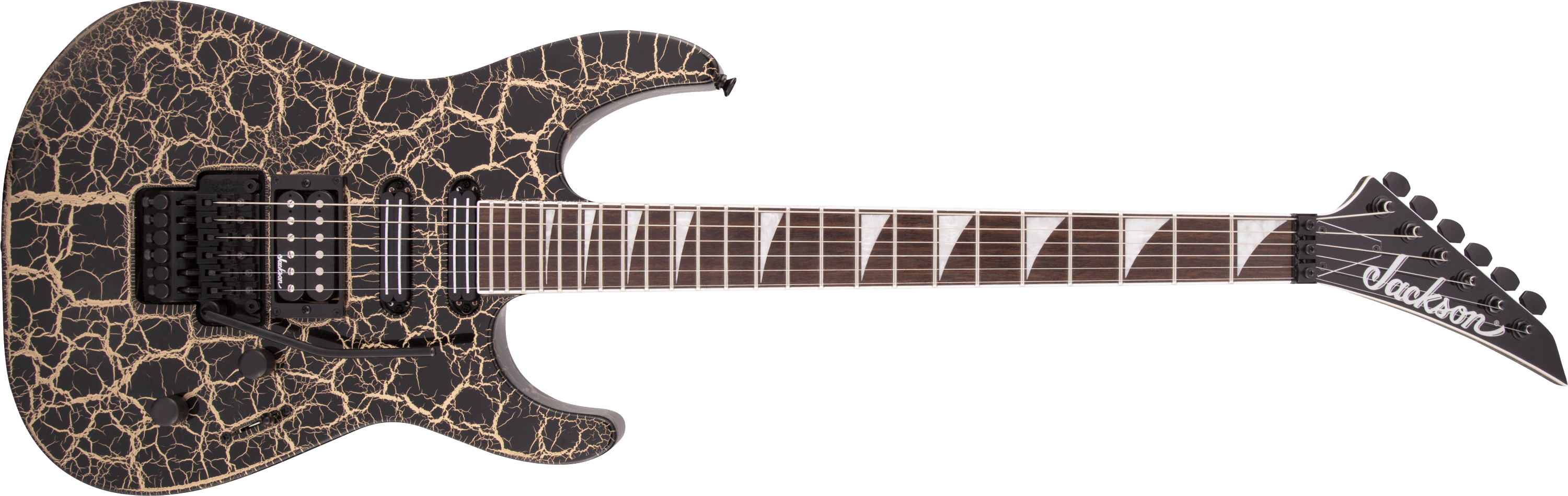 jackson-x-series-sl3x-dx-crackle-guitare-yellow-crackle image 3
