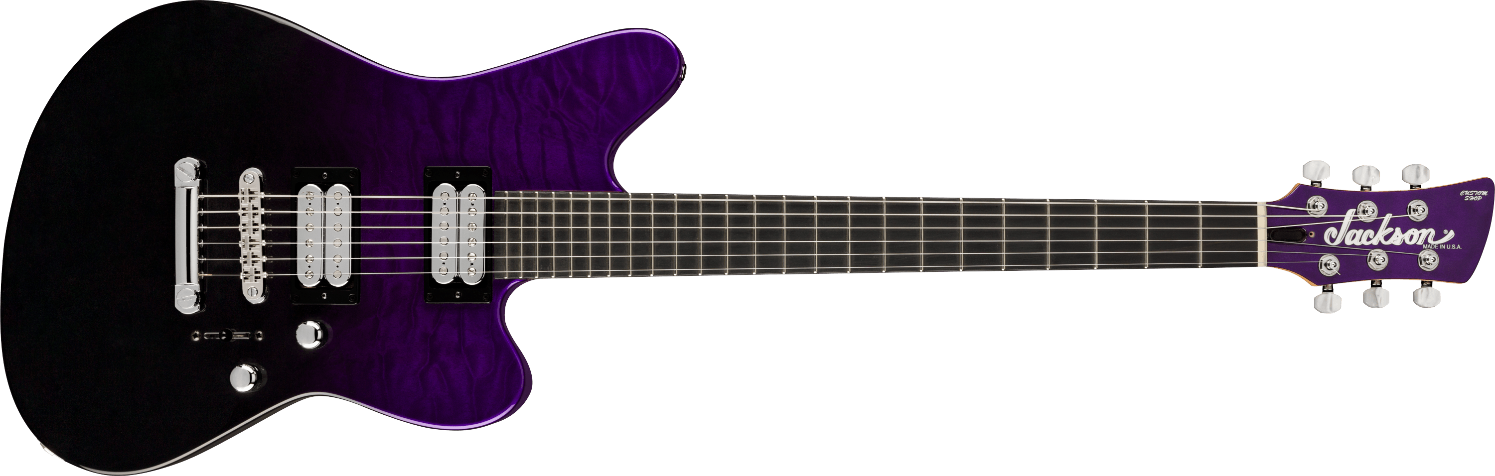 jackson-artist-signature-rob-caggiano-shadowcaster-guitare-trans-purple-fade image 1