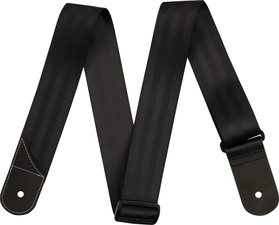 jackson-seatbelt-sangle-guitare-noire-2-pouces image 1