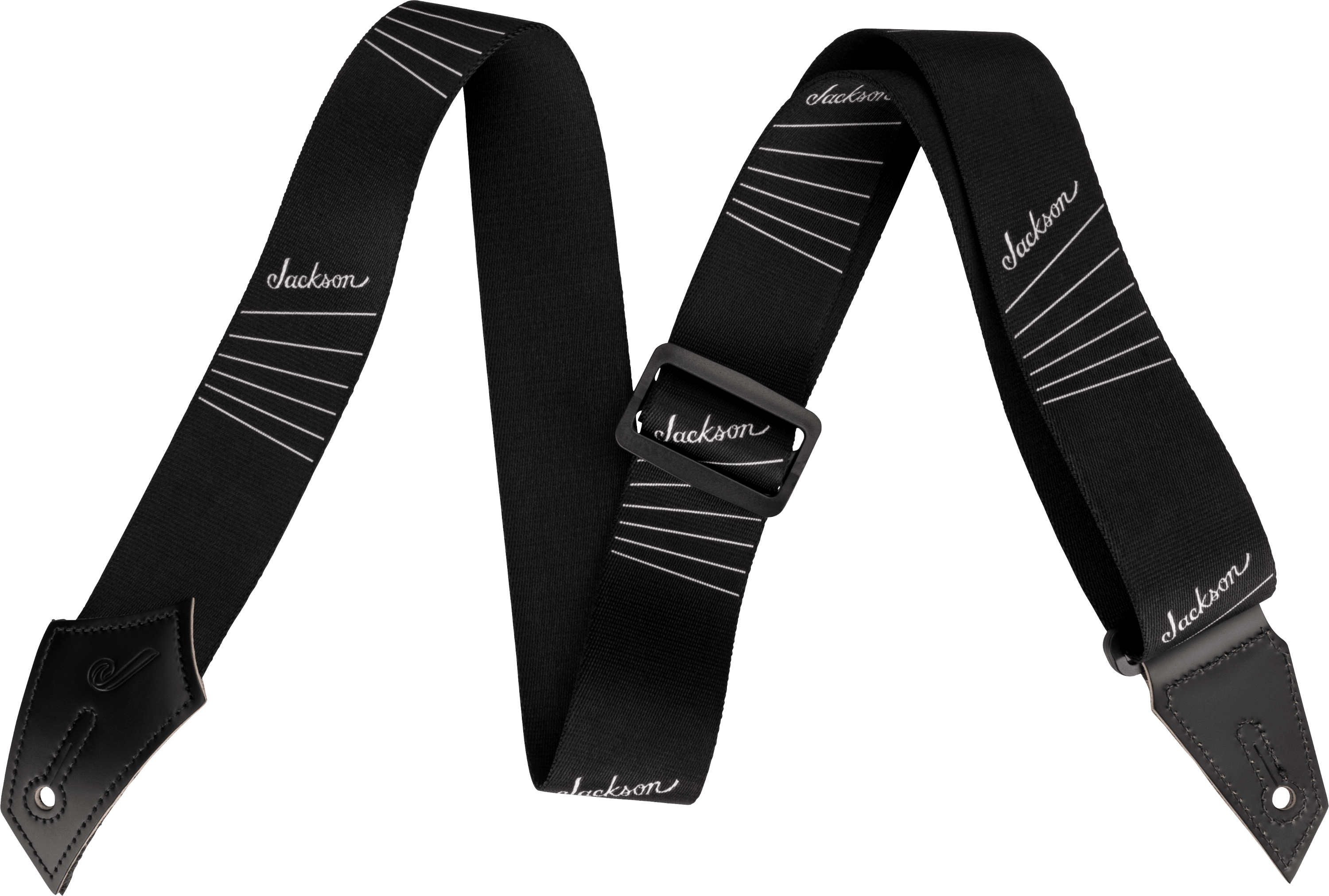 jackson-strap-string-pattern-sangle-guitare-50-mm-noir-blanc image 1