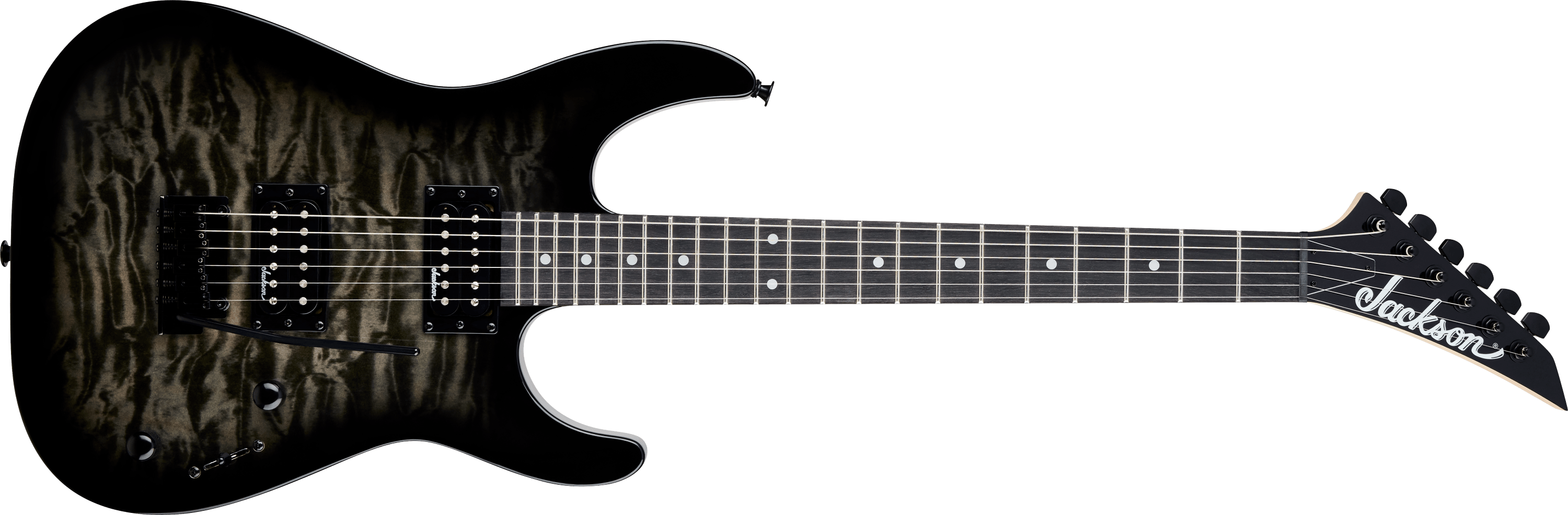 jackson-js-series-dinky-js11q-guitare-lectrique-transparent-red-peuplier image 3