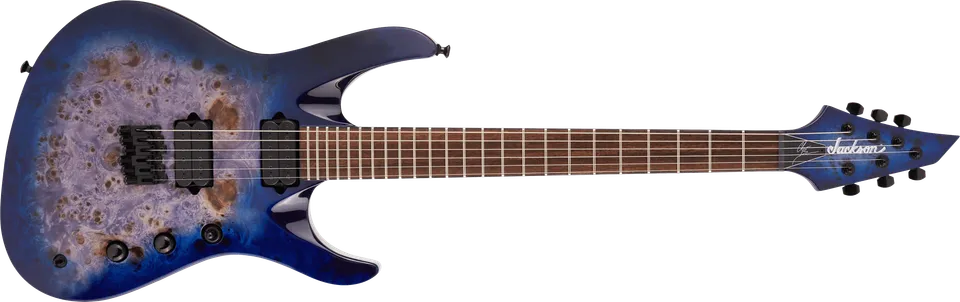 jackson-pro-chris-broderick-soloist-ht6p-guitare-transparent-blue image 1