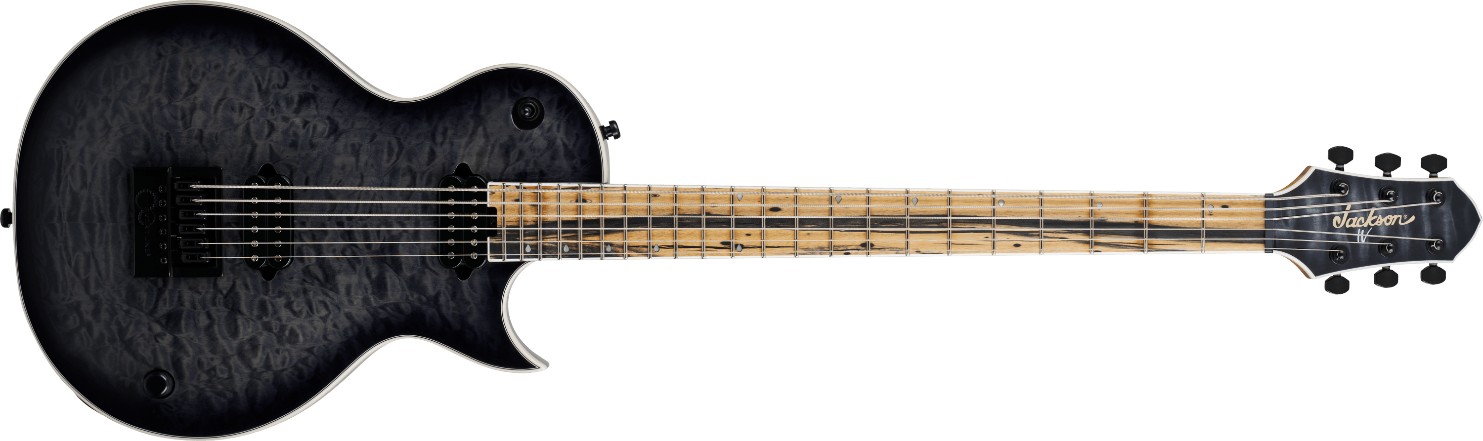 jackson-pro-plus-sleep-token-iv-monarkh-guitare-transparent-black image 1