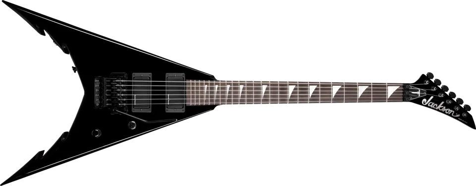 jackson-king-v-kv6-guitare-lectrique-gloss-black-floyd-rose image 1