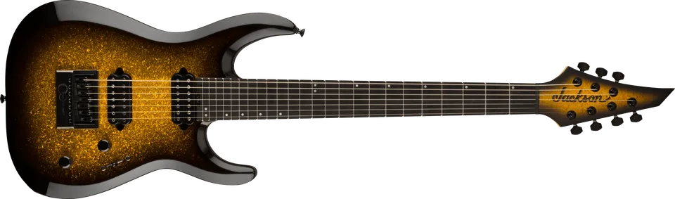 jackson-pro-plus-dinky-mdk-evertune-7-guitare-gold-sparkle image 1