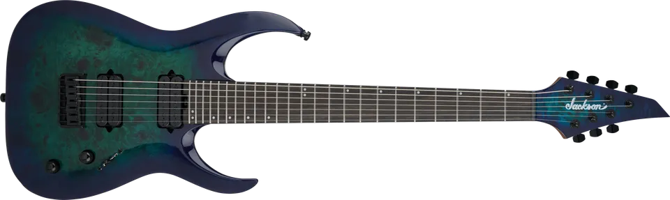 jackson-pro-series-misha-mansoor-juggernaut-ht7p-guitare-chlorine-burst image 1