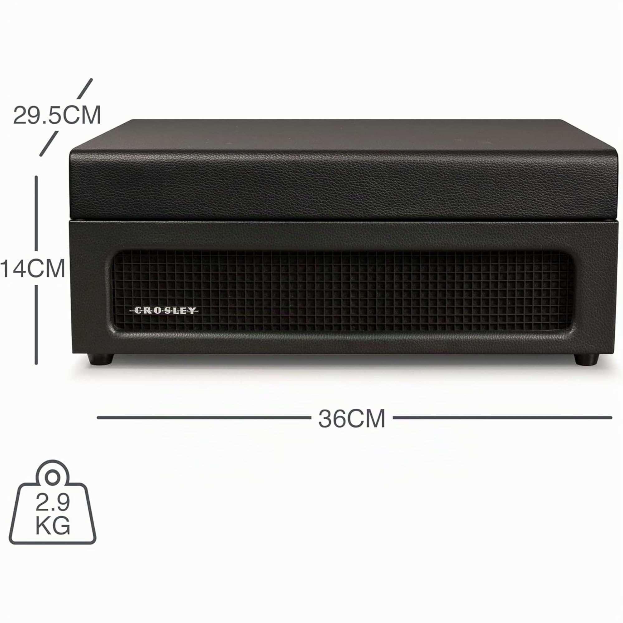 crosley-voyager-platine-vinyle-valise-bluetooth-noire image 2