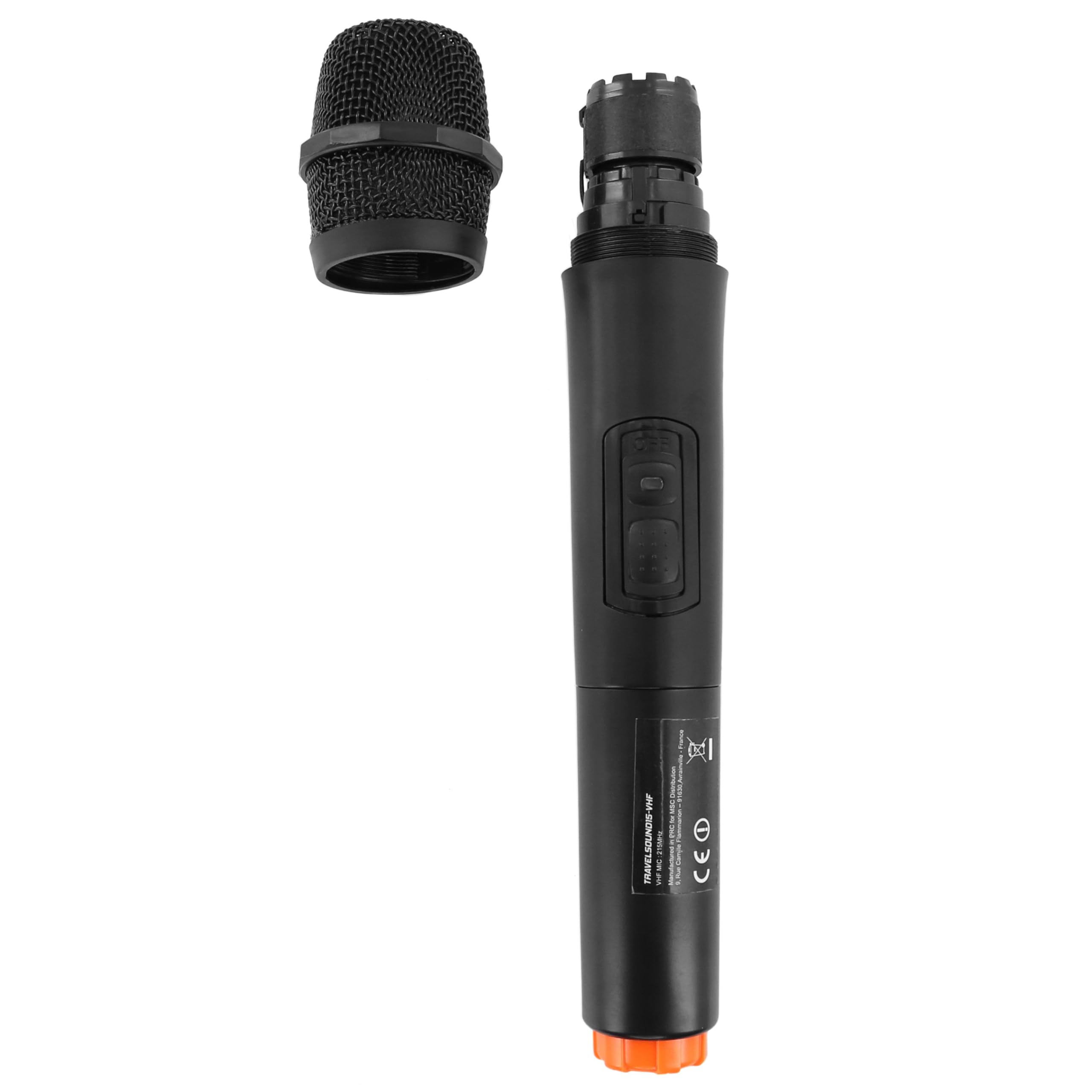 boomtonedj-travelsound-handmic-215-micro-vhf-noir-piles image 3