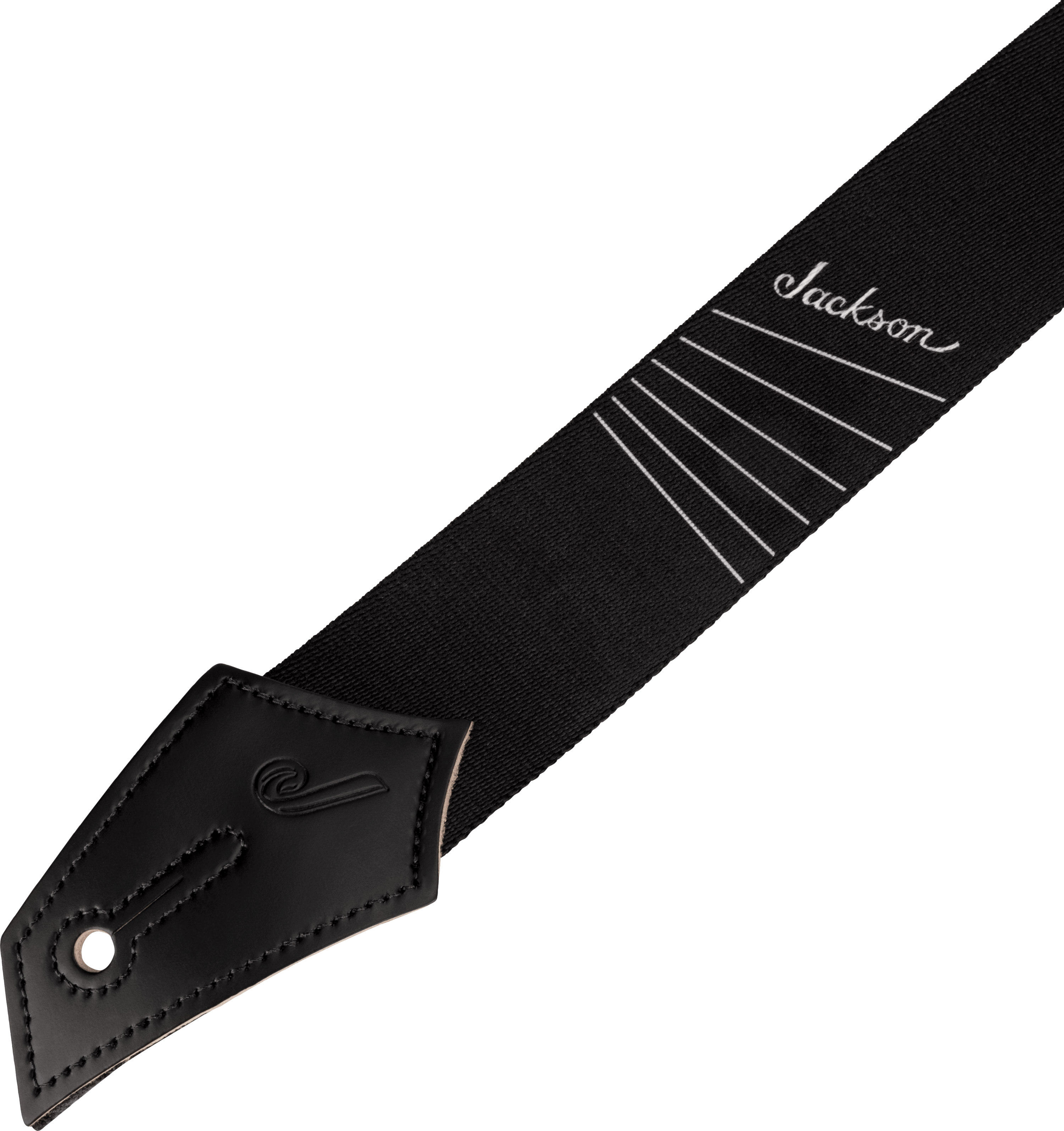 jackson-strap-string-pattern-sangle-guitare-50-mm-noir-blanc image 2