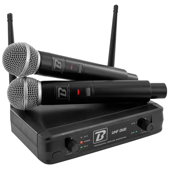 boomtonedj-uhf-duo-micros-sans-fil-uhf-double-main-2-canaux image 1