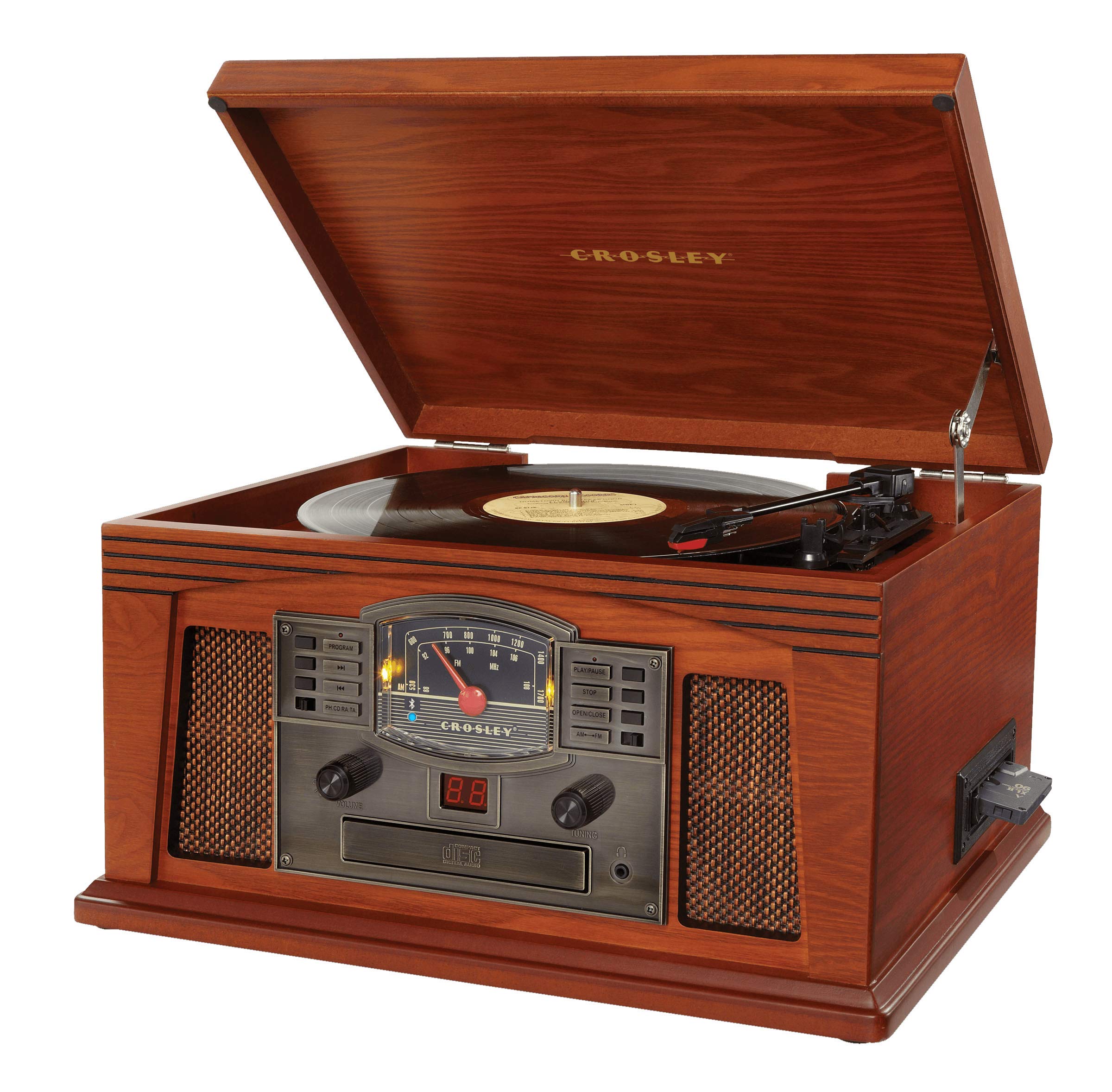 crosley-lancaster-platine-vinyle-bluetooth-paprika-cd image 2