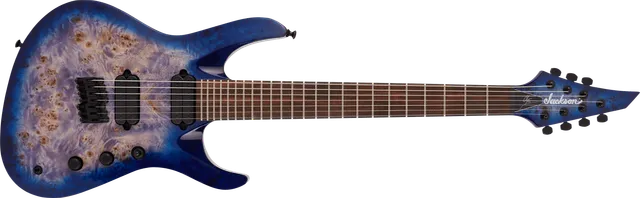 jackson-pro-series-broderick-soloist-ht7p-guitare-transparent-blue image 1