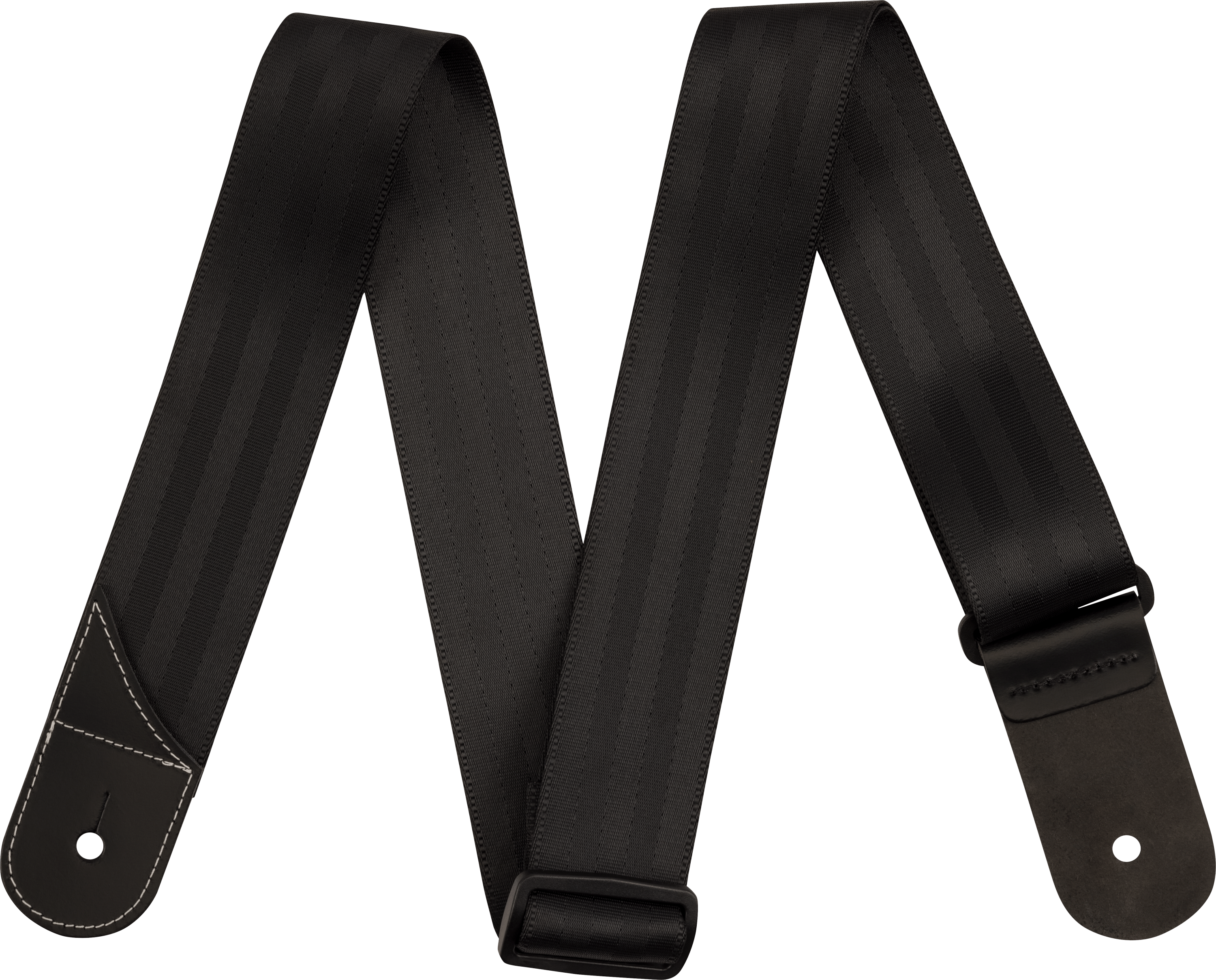 jackson-seatbelt-sangle-guitare-noire-2-pouces image 1