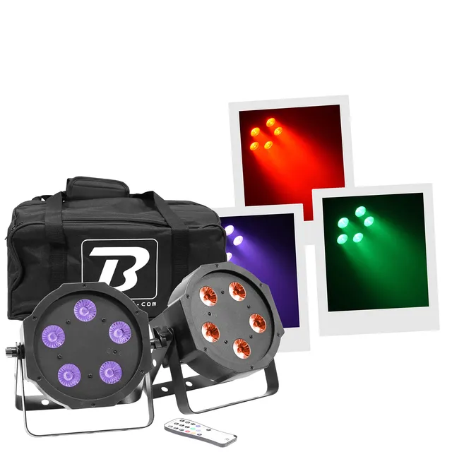 boomtonedj-flatpar-5x5w-projecteur-led-rgb-uv-lot-de-2 image 1