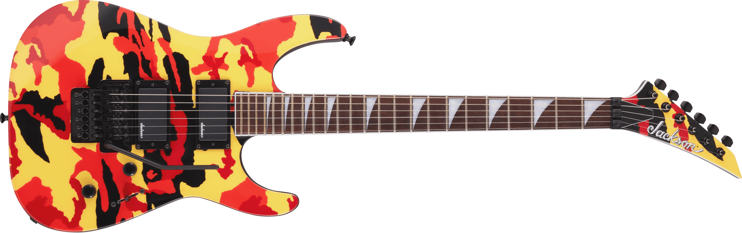 jackson-x-series-soloist-slx-dx-camo-guitare-butterscotch-camo image 3