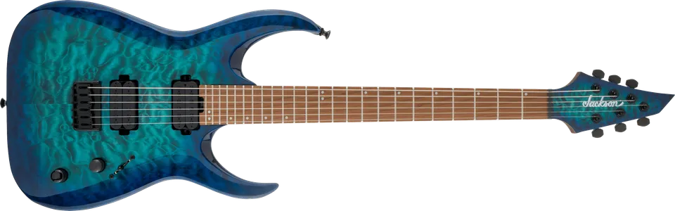 jackson-pro-juggernaut-ht6qm-guitare-chlorine-burst image 1