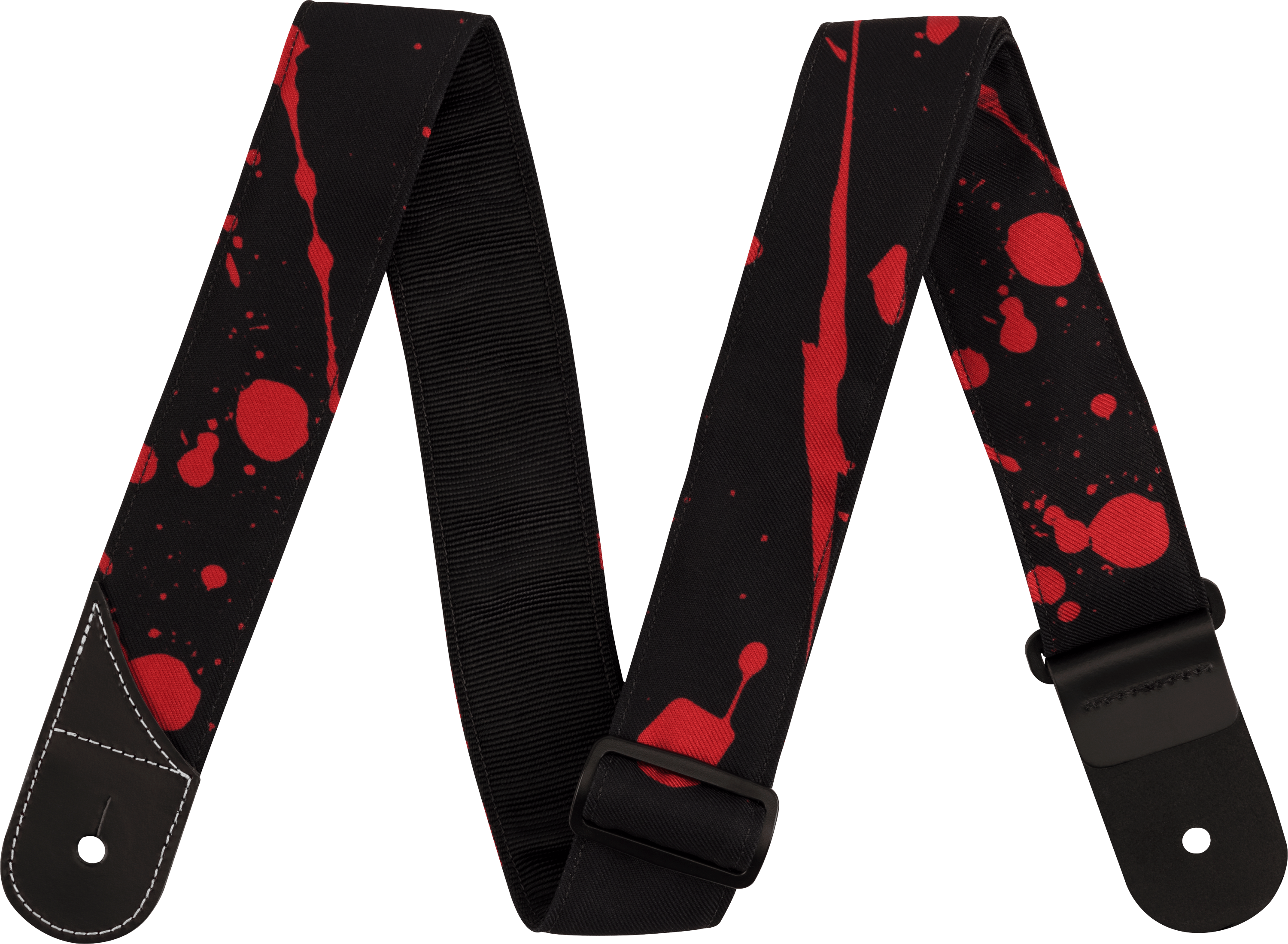 jackson-splatter-strap-sangle-guitare-50-mm-black image 1