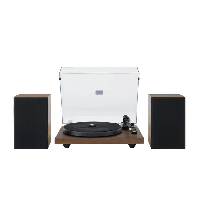crosley-c62-tourne-disque-bluetooth-noyer-enceintes image 1