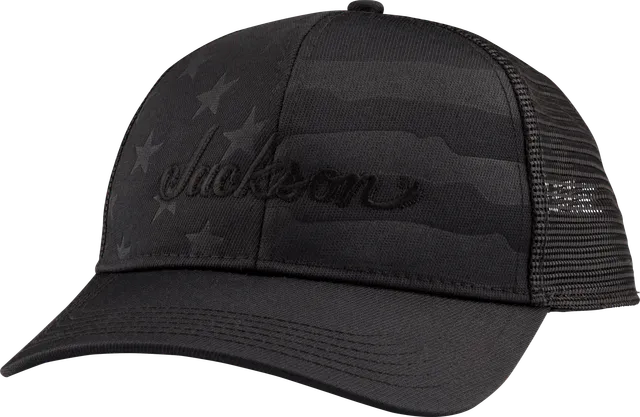 jackson-stars-stripes-casquette-trucker-noire-taille-unique image 1