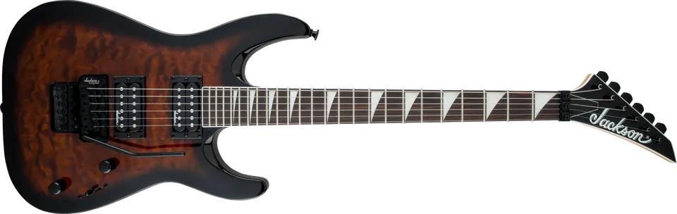 jackson-js-dinky-js32q-guitare-lectrique-bleu-transparent image 1
