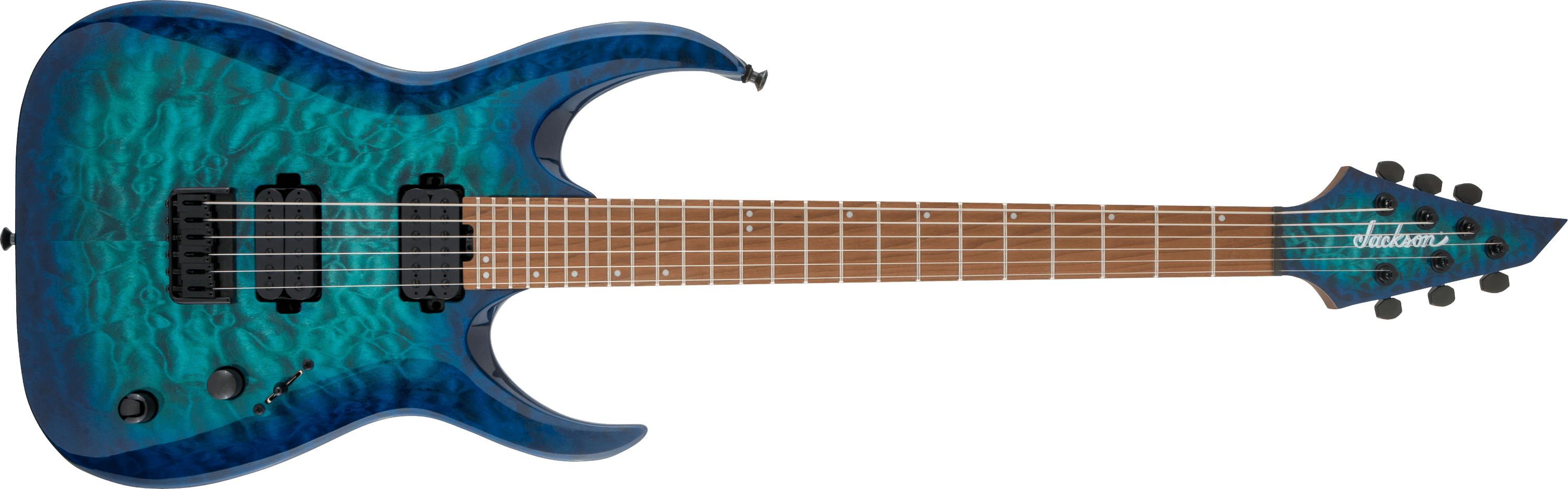 jackson-pro-juggernaut-ht6qm-guitare-chlorine-burst image 1