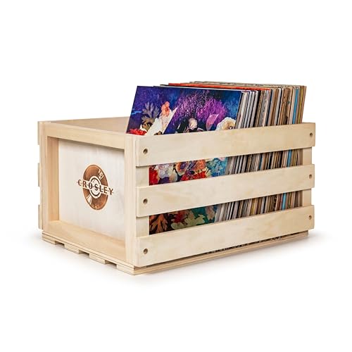 crosley-storage-crate-caisse-vinyle-bois-naturel-75-albums image 6