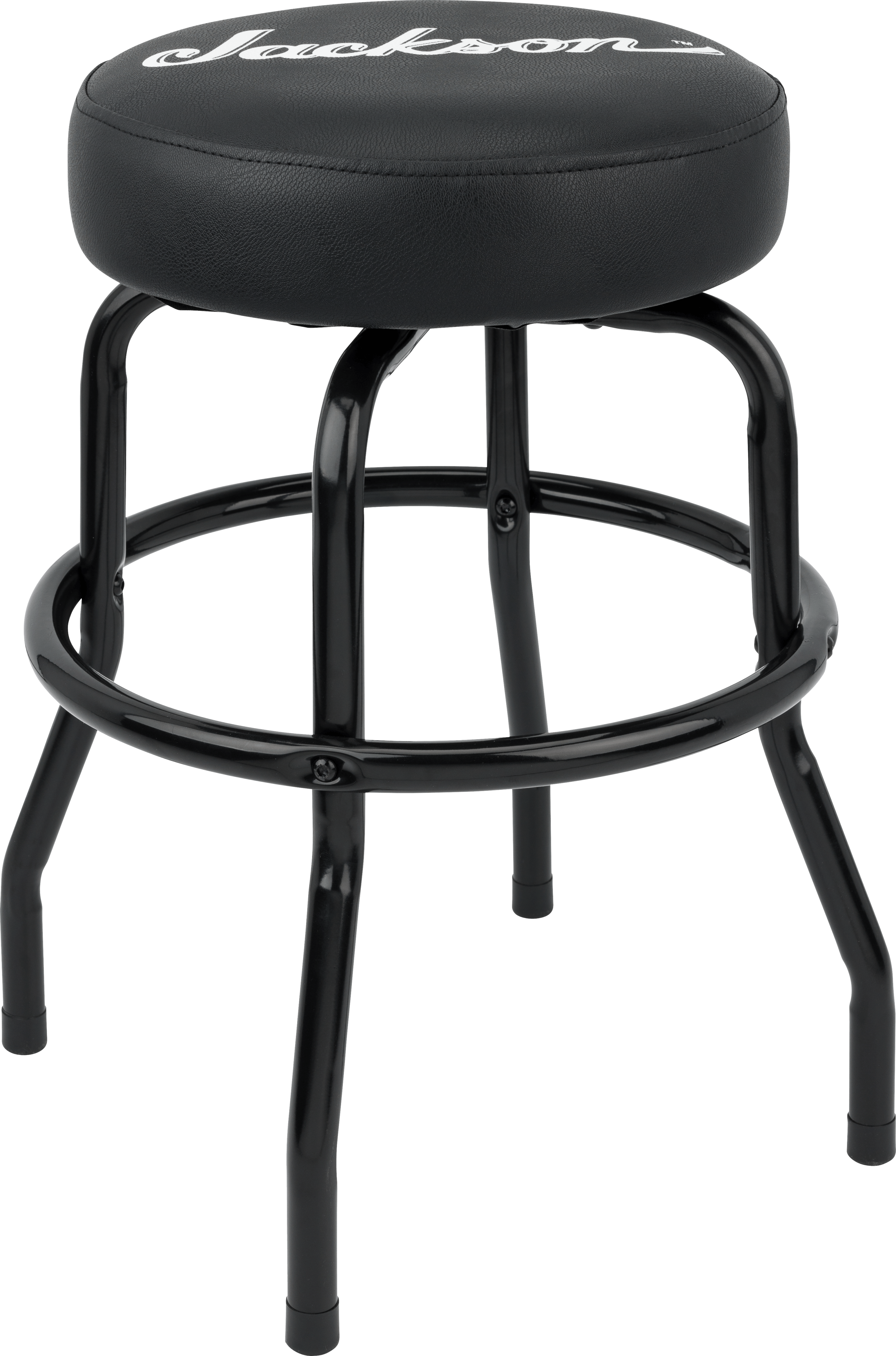 jackson-logo-tabouret-de-bar-noir-24-pouces image 1