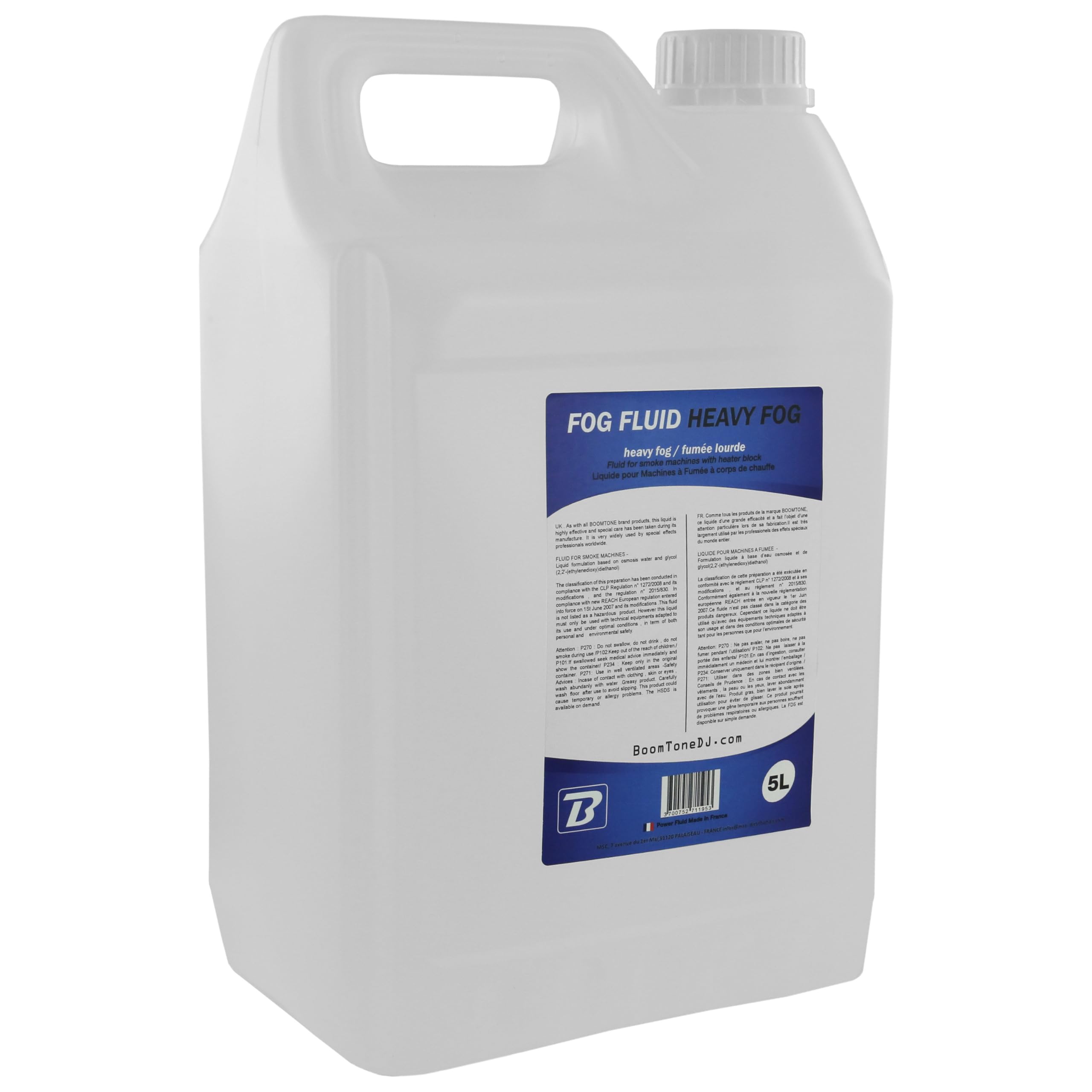 boomtonedj-liquides-heavy-fog-fluid-fum-e-lourde-5-l image 1