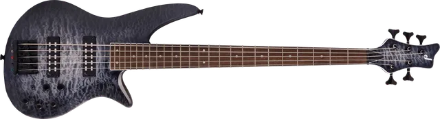 jackson-x-series-spectra-sbxq-v-basse-5-cordes-transparent-black image 1