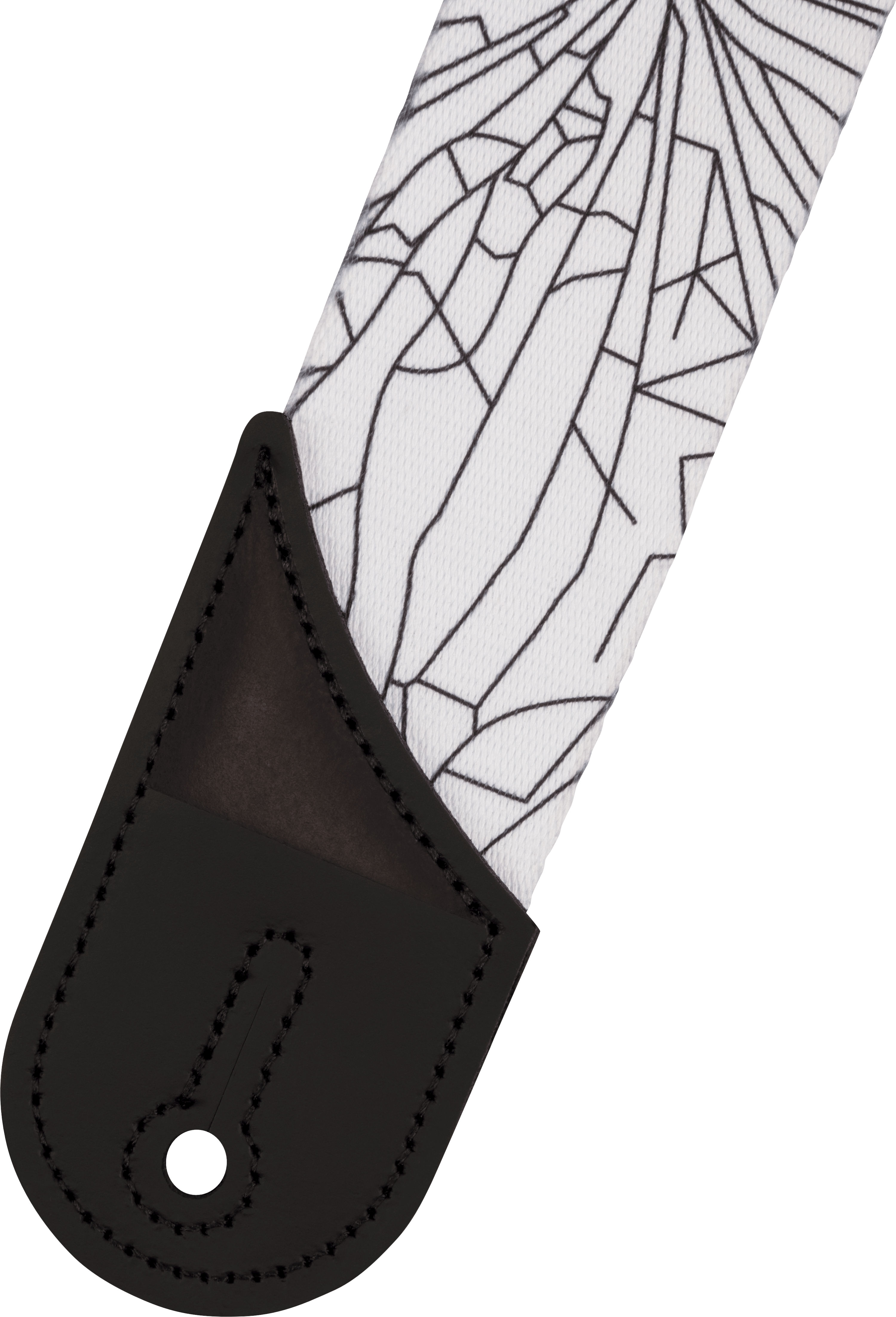 jackson-straps-cracked-mirror-sangle-guitare-white-50-8-mm-cuir image 2