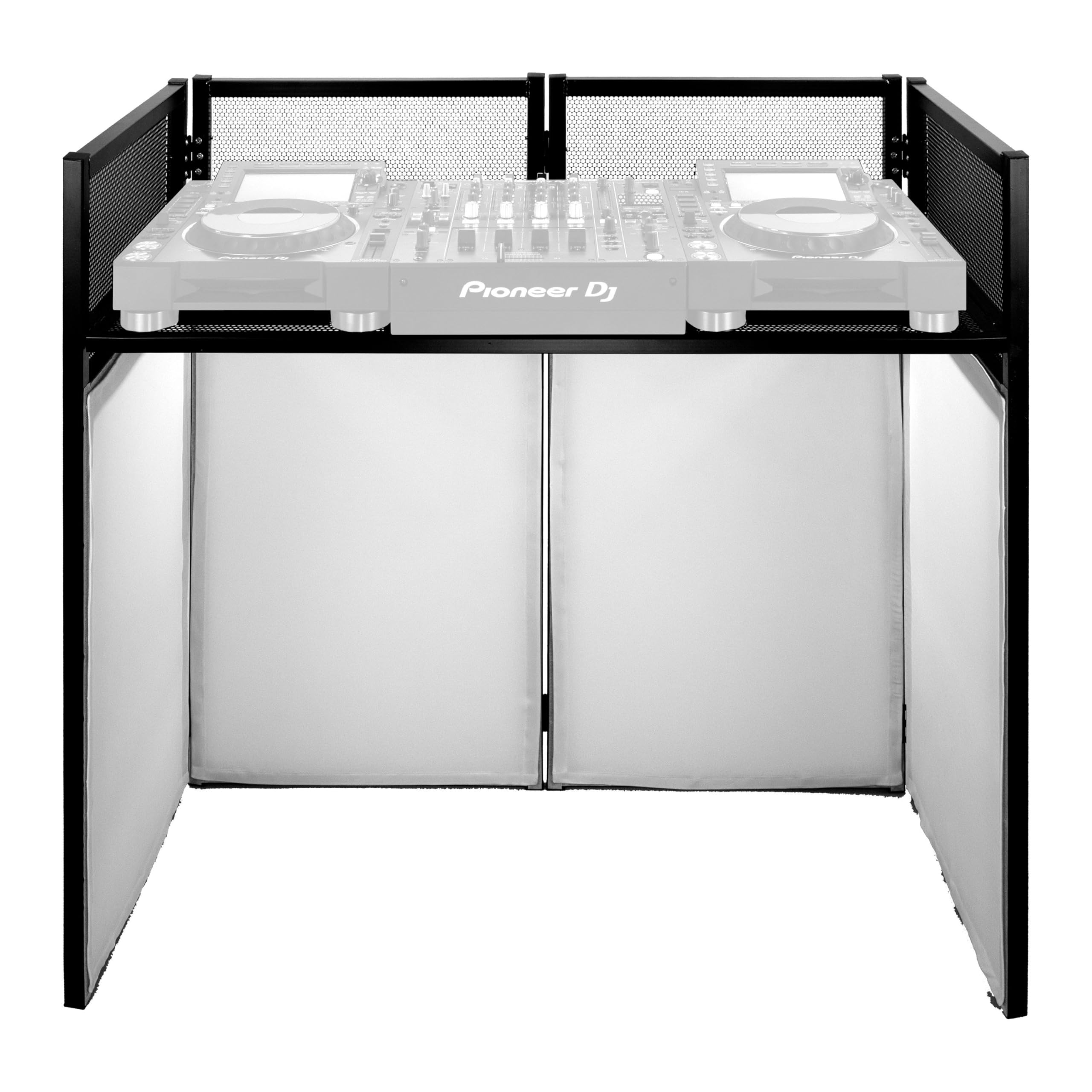 boomtonedj-dj-desk-white-stand-dj-pliable-housses-blanches image 5