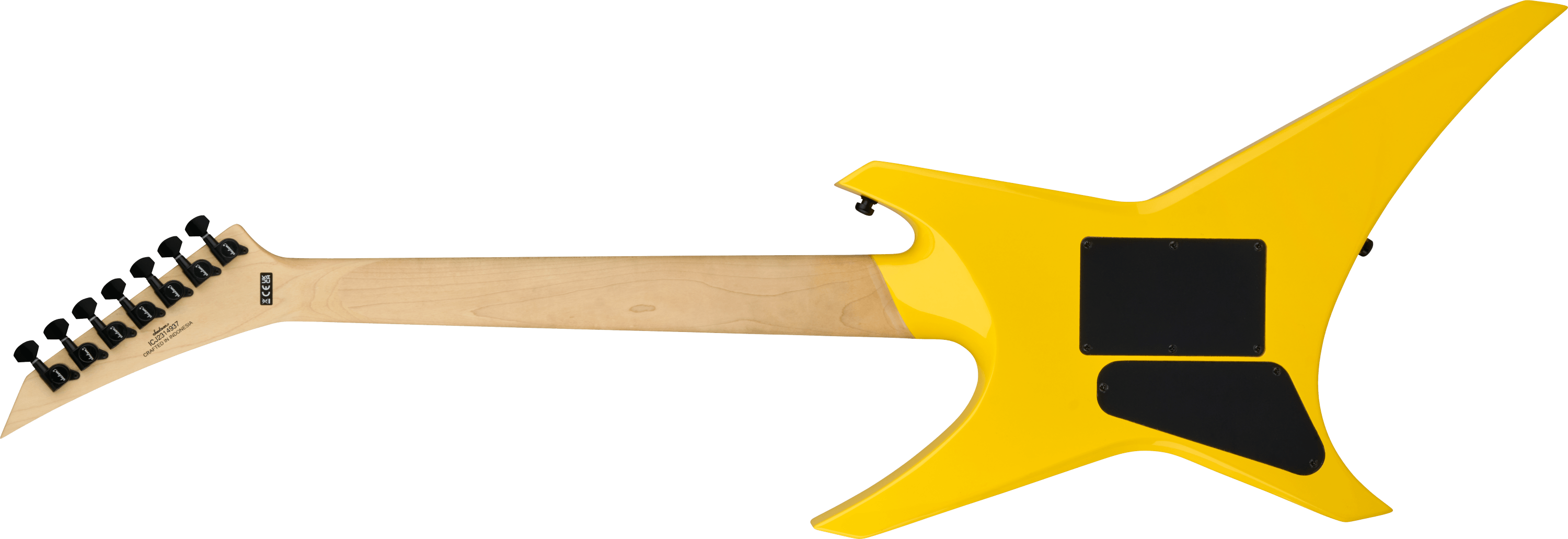 jackson-pro-series-warrior-wr7-guitare-7-cordes-jaune-dimarzio image 2