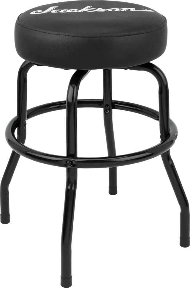 jackson-logo-tabouret-de-bar-noir-24-pouces image 1