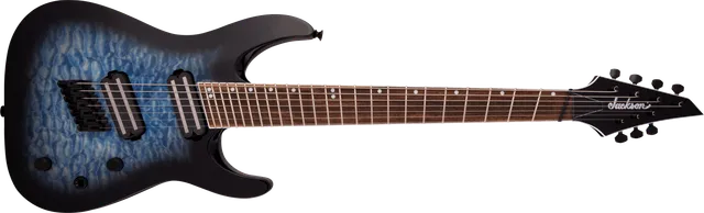 jackson-x-series-soloist-slatx7q-ms-guitare-7-cordes-bleue image 1