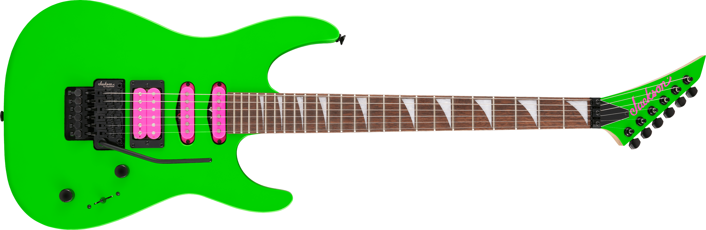 jackson-x-series-dinky-dk3xr-guitare-lectrique-neon-green-hss image 1