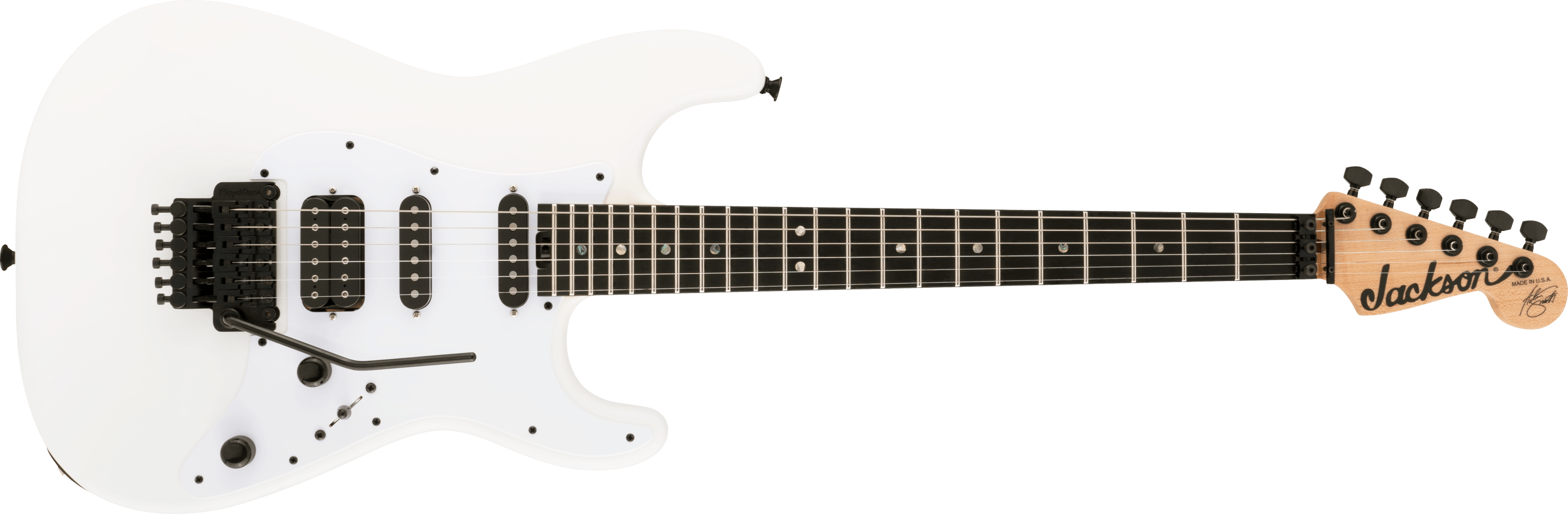 jackson-adrian-smith-san-dimas-sd-guitare-lectrique-snow-white image 1