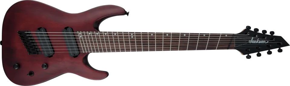 jackson-x-series-dinky-dkaf8-ms-guitare-8-cordes-acajou image 1