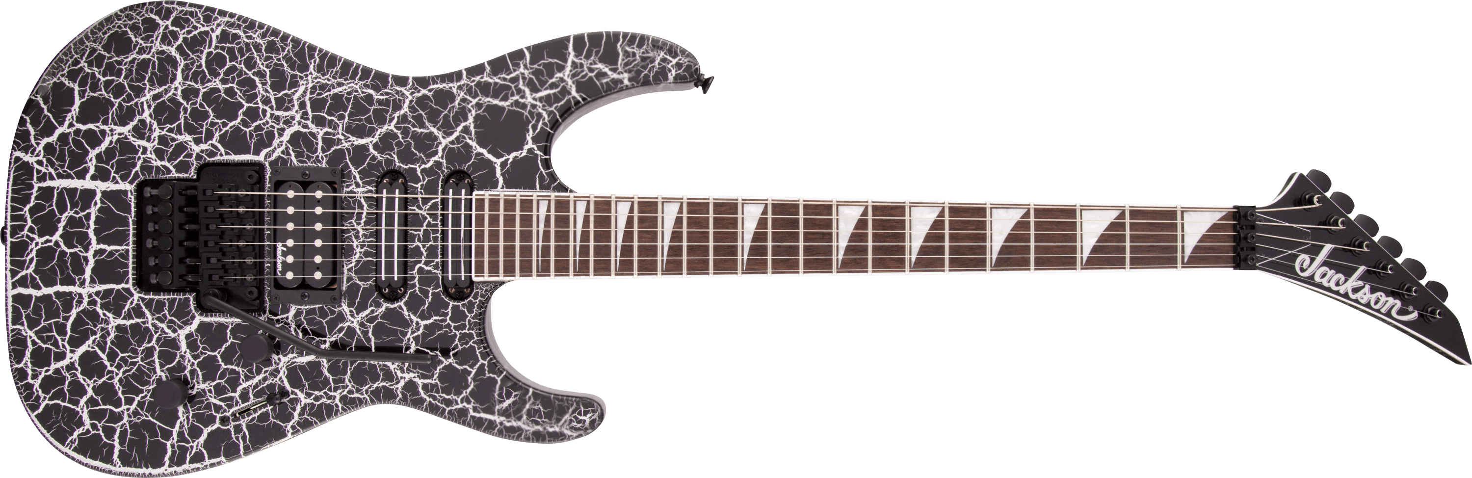 jackson-x-series-sl3x-dx-crackle-guitare-yellow-crackle image 1