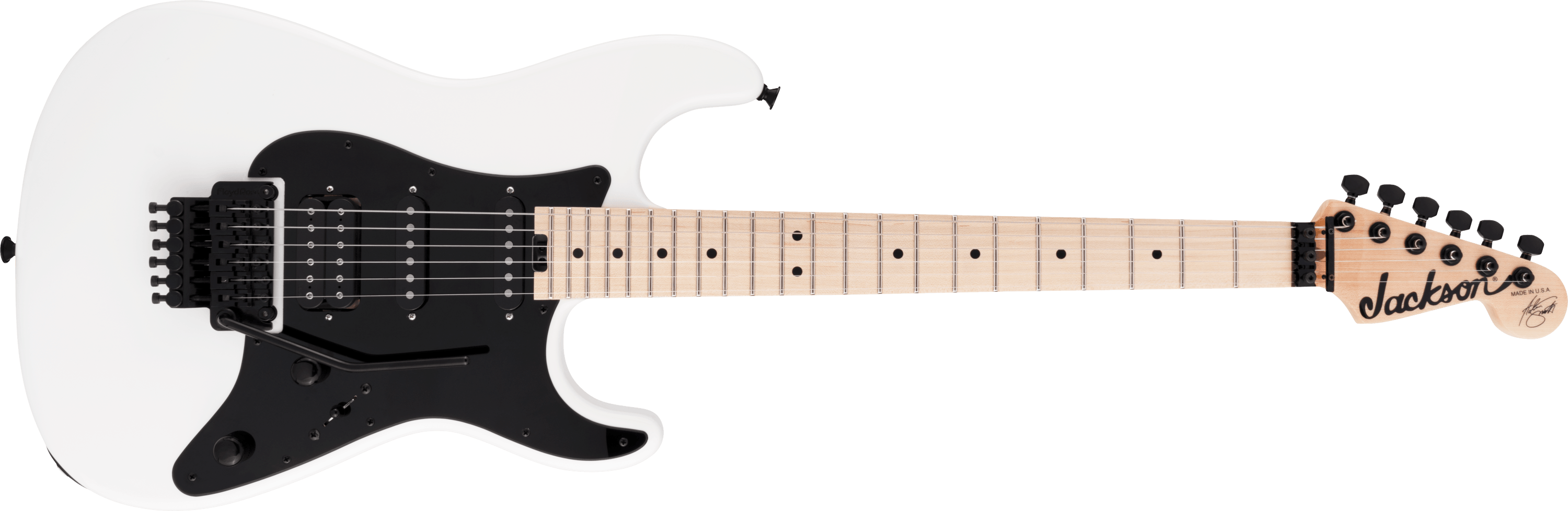 jackson-usa-adrian-smith-san-dimas-sdm-guitare-snow-white image 1